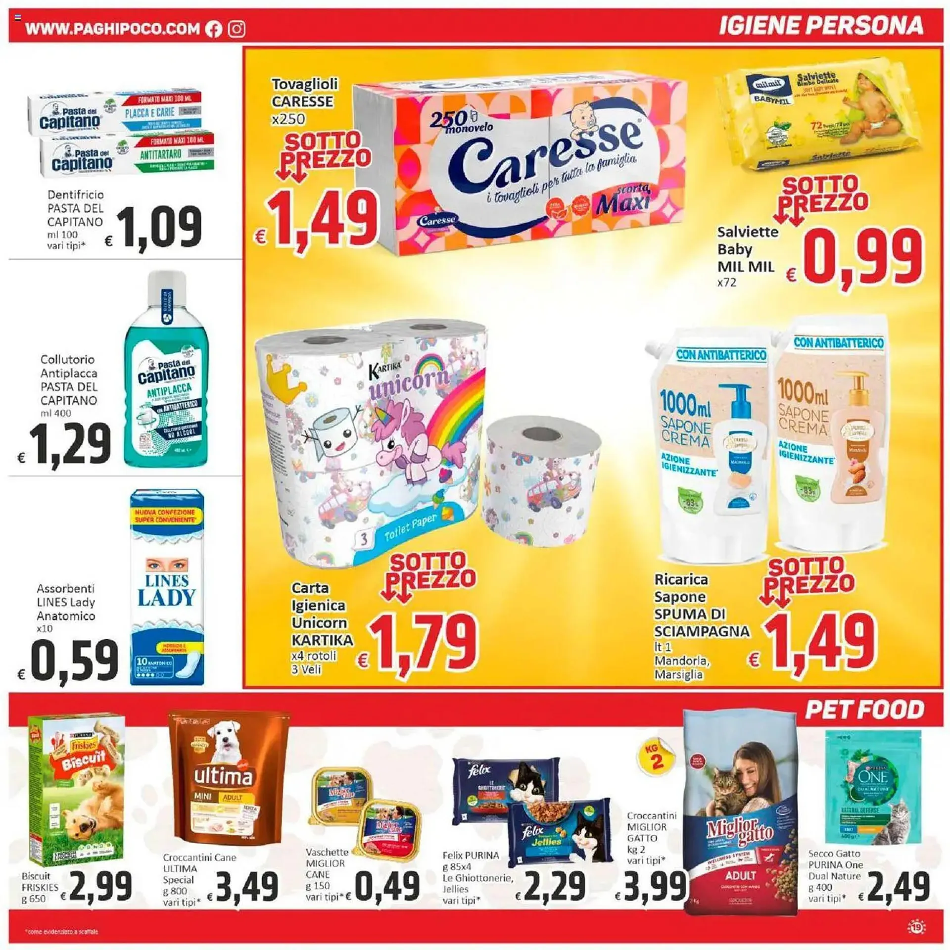 Volantino Paghi Poco da 2 maggio a 12 maggio di 2025 - Pagina del volantino 19