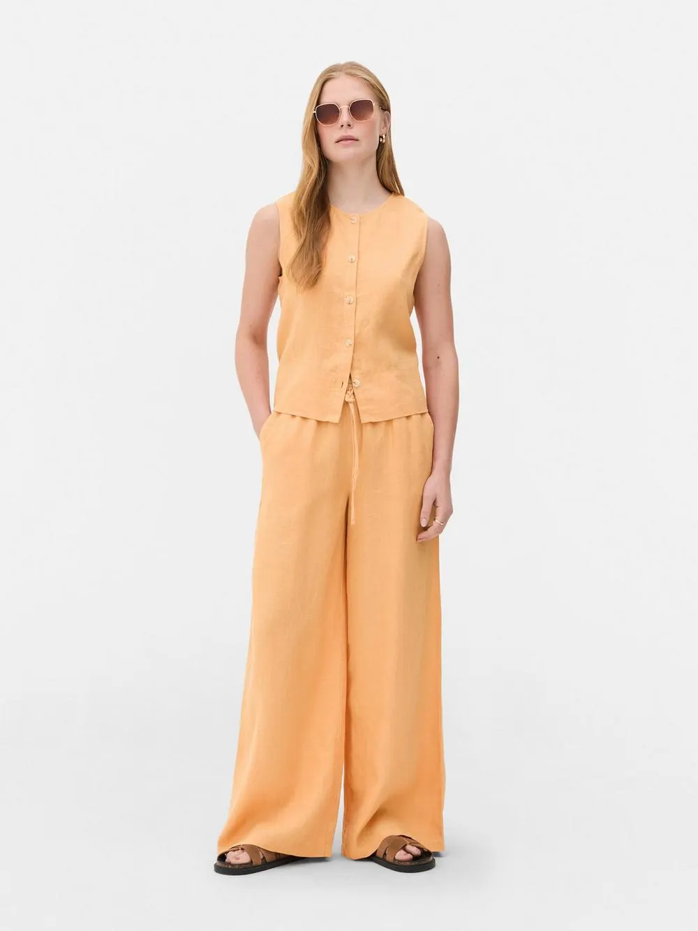 Pantaloni in lino The Edit