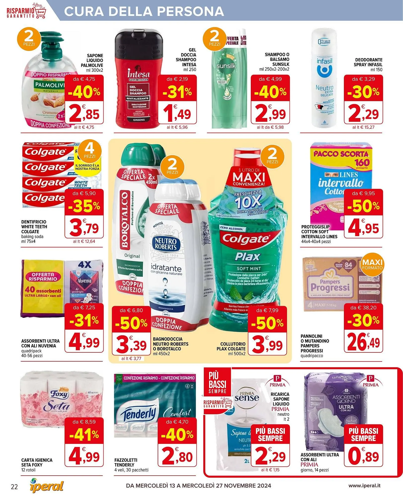 Volantino Iperal da 13 novembre a 27 novembre di 2024 - Pagina del volantino 22