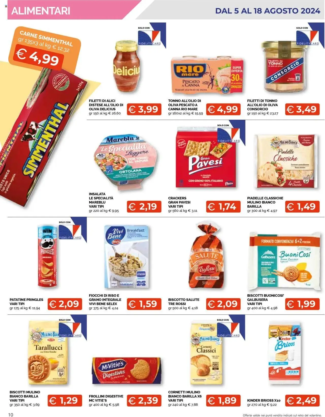 Volantino Mercatò Local da 5 agosto a 18 agosto di 2024 - Pagina del volantino 10