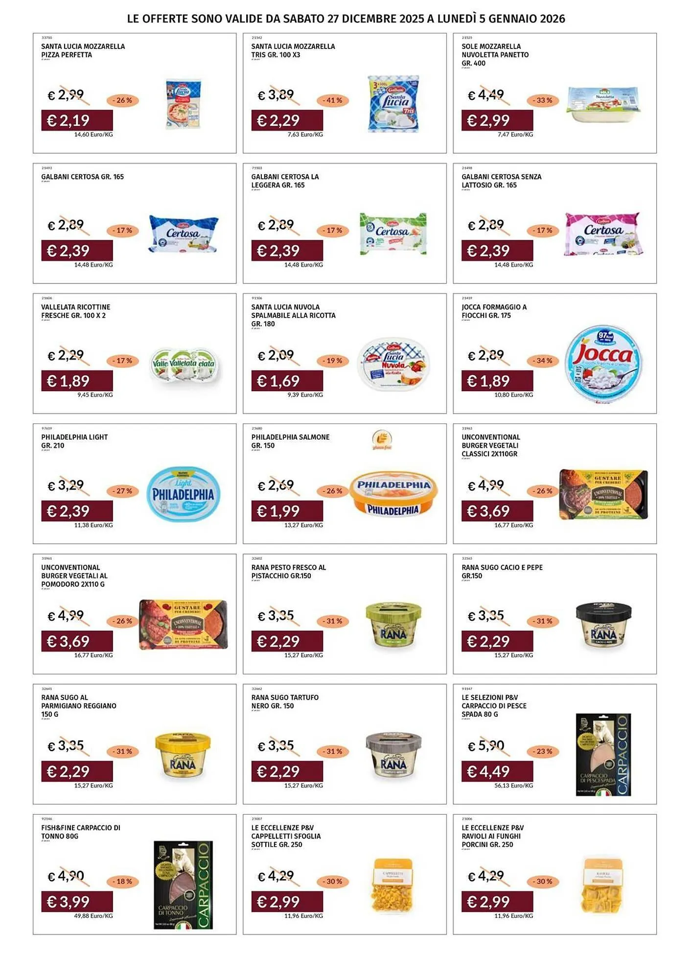 Volantino Prezzemolo e Vitale da 29 dicembre a 5 gennaio di 2026 - Pagina del volantino 5