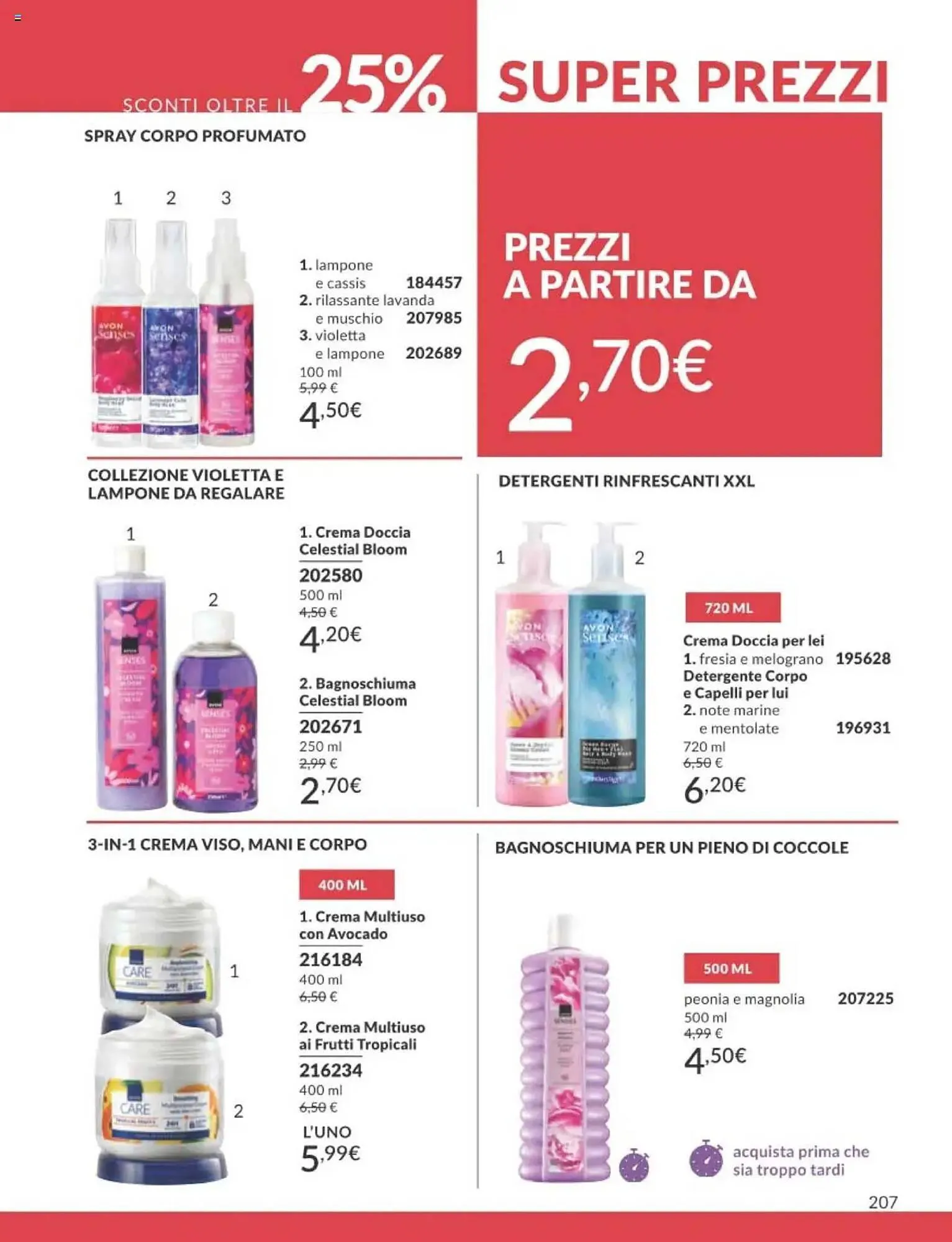 Volantino Avon da 1 settembre a 30 settembre di 2025 - Pagina del volantino 207
