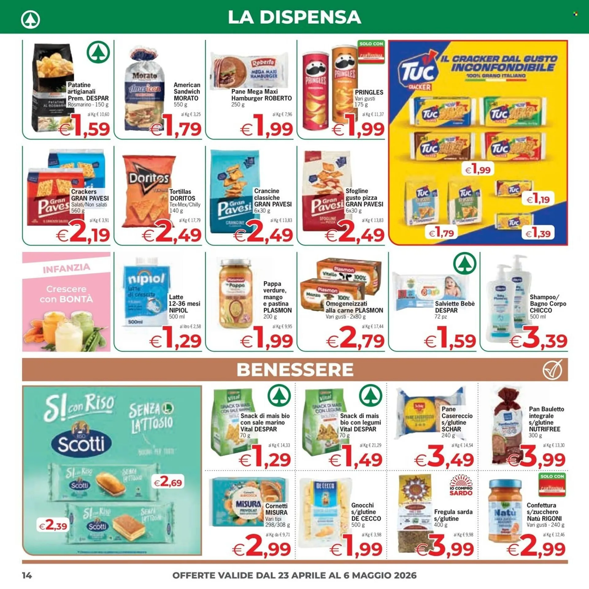 Volantino Despar da 23 aprile a 6 maggio di 2026 - Pagina del volantino 14