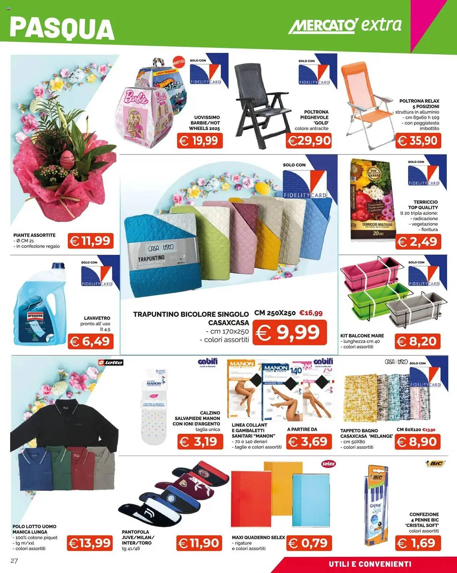 Volantino Mercatò Extra da 7 aprile a 21 aprile di 2025 - Pagina del volantino 27