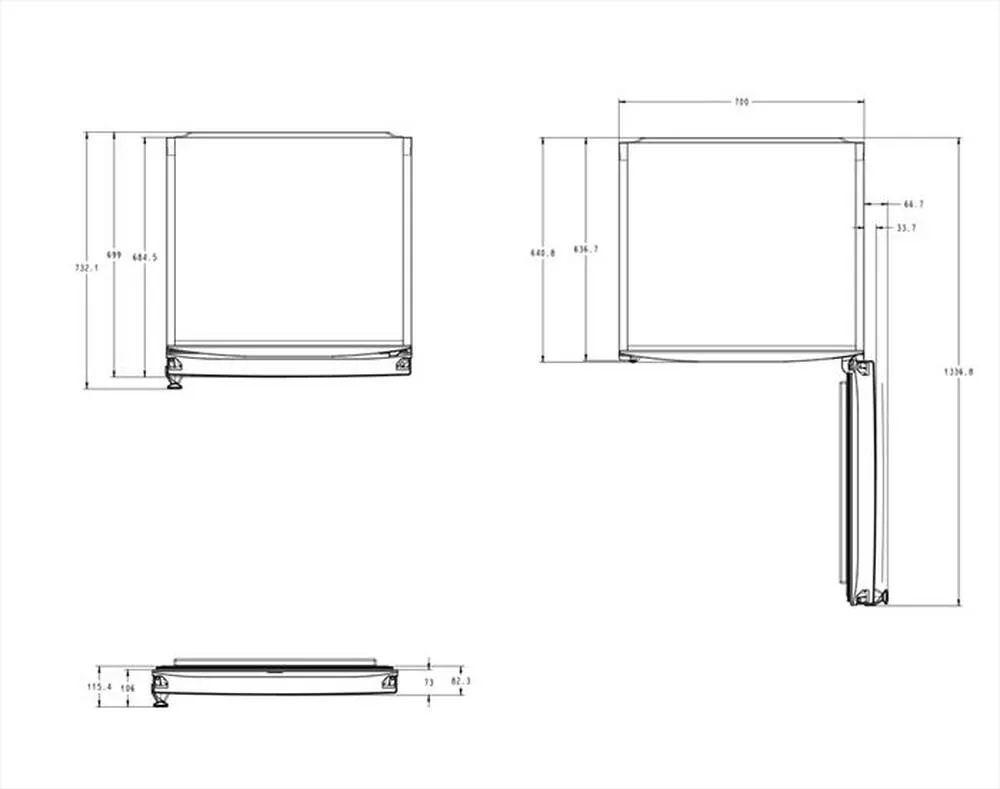 WHIRLPOOL - Frigorifero 2 porte WT70I 832 X Classe E-Stainless steel