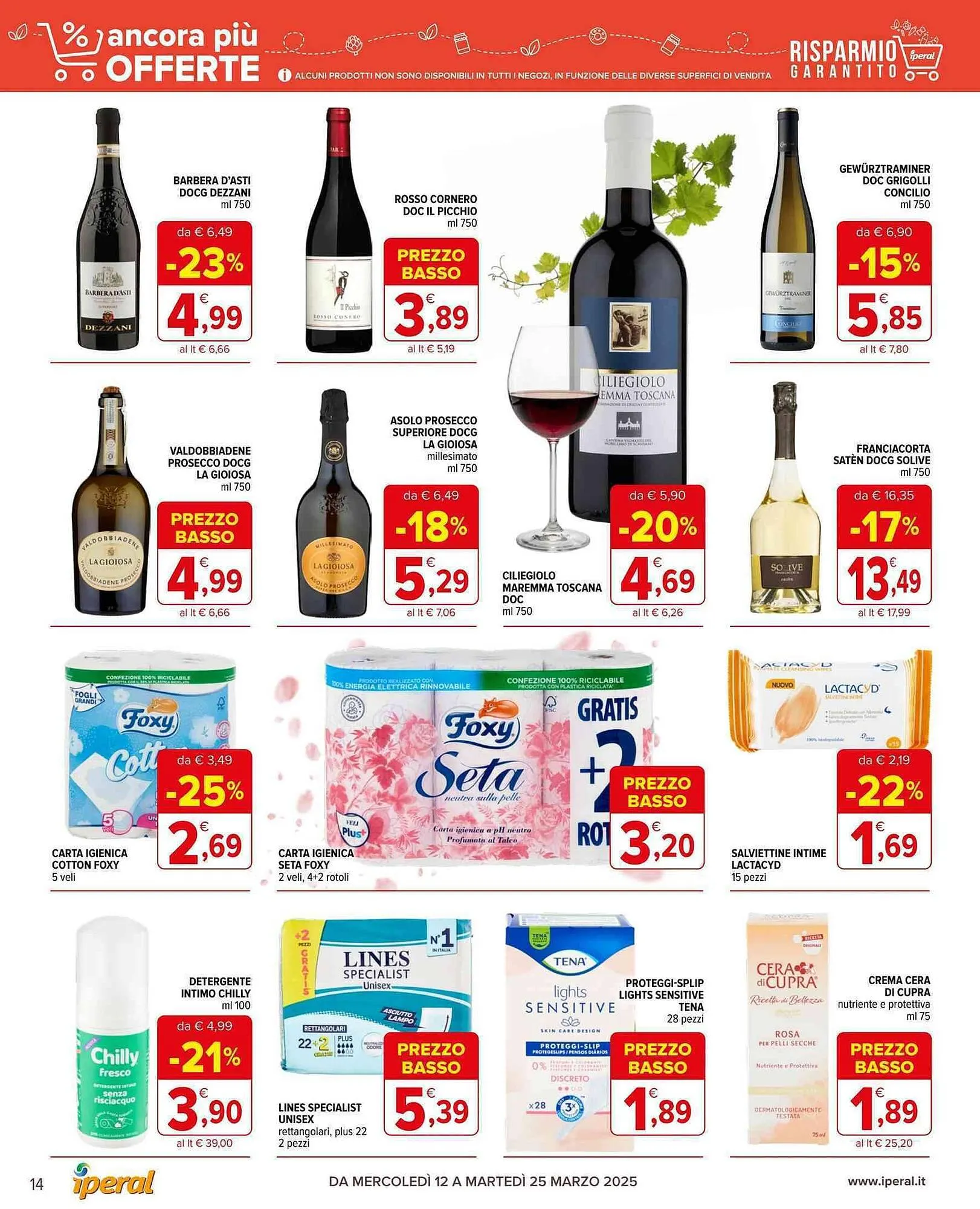 Volantino Iperal da 12 marzo a 25 marzo di 2025 - Pagina del volantino 14