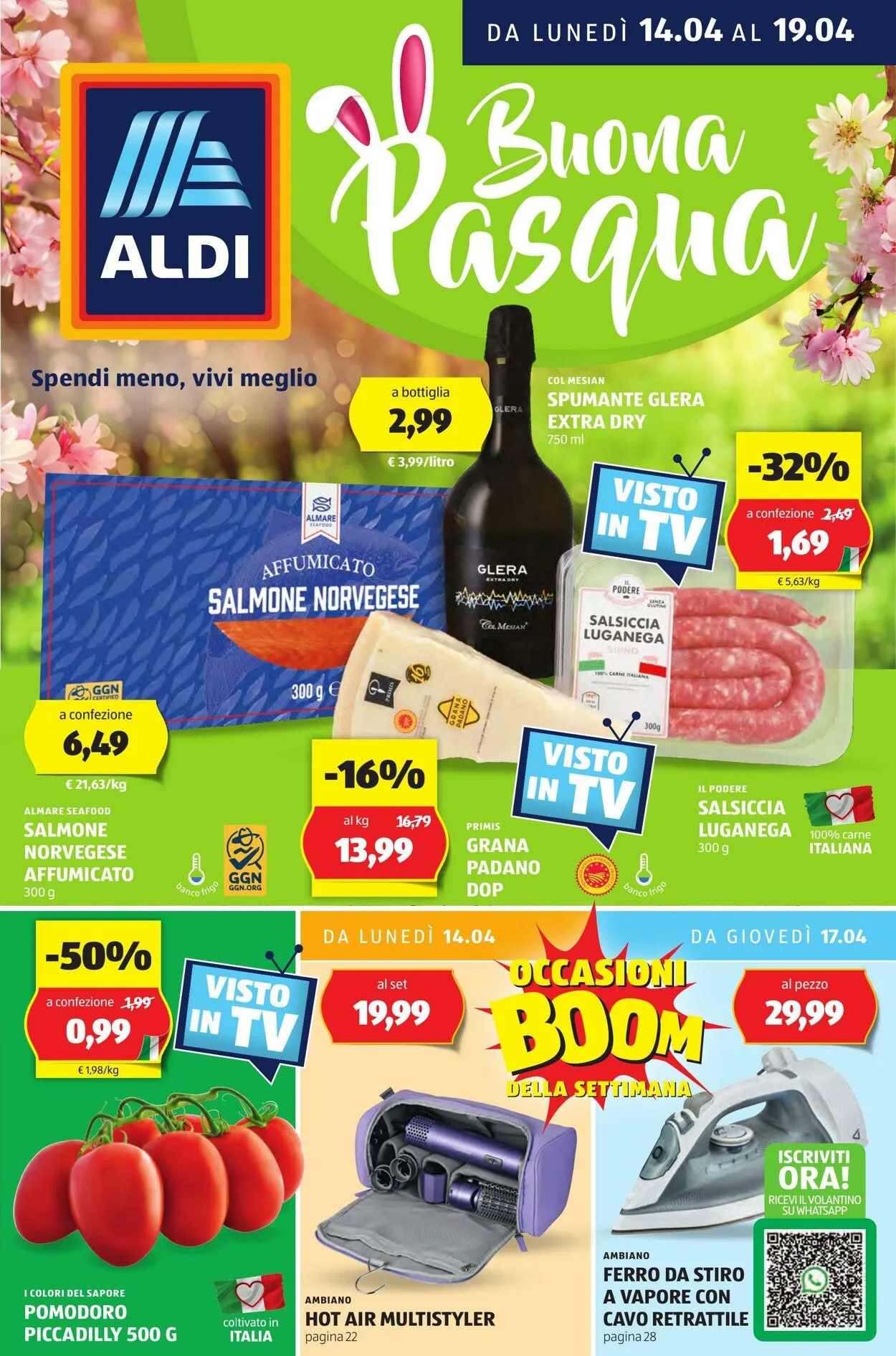 Aldi Volantino attuale da 14 aprile a 20 aprile di 2025 - Pagina del volantino 1