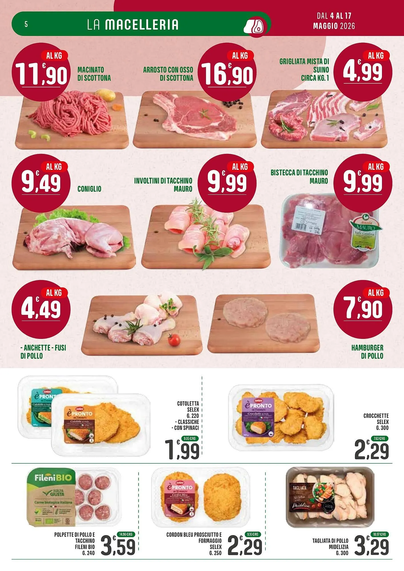 Volantino La Mimosa Supermercati da 4 maggio a 17 maggio di 2026 - Pagina del volantino 5