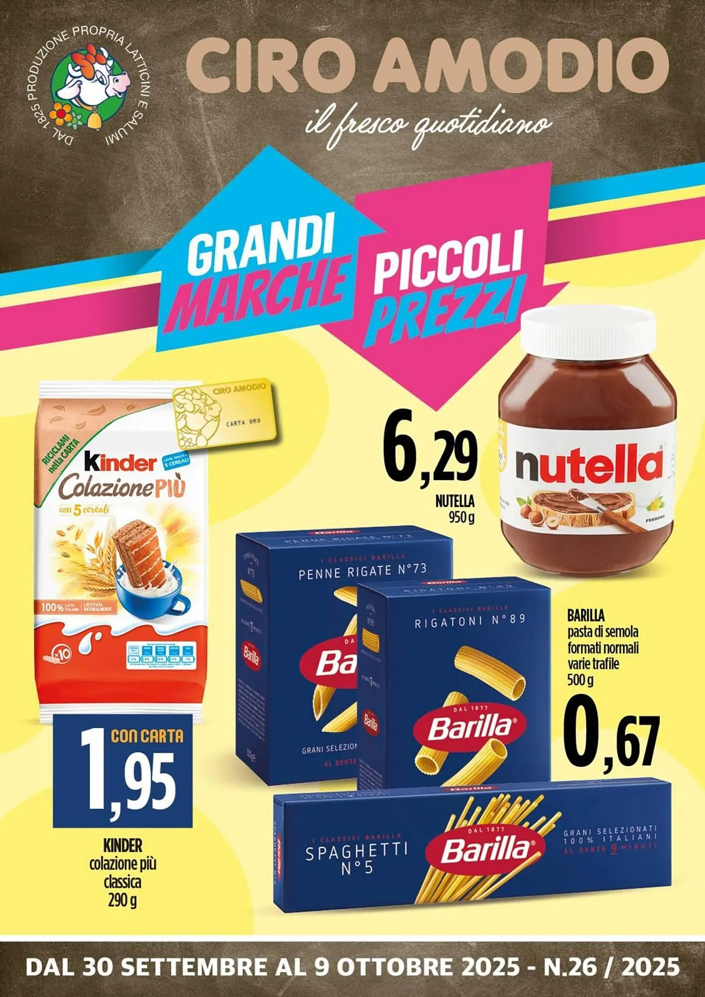 Volantino Ciro Amodio da 30 settembre a 9 ottobre di 2025 - Pagina del volantino 1