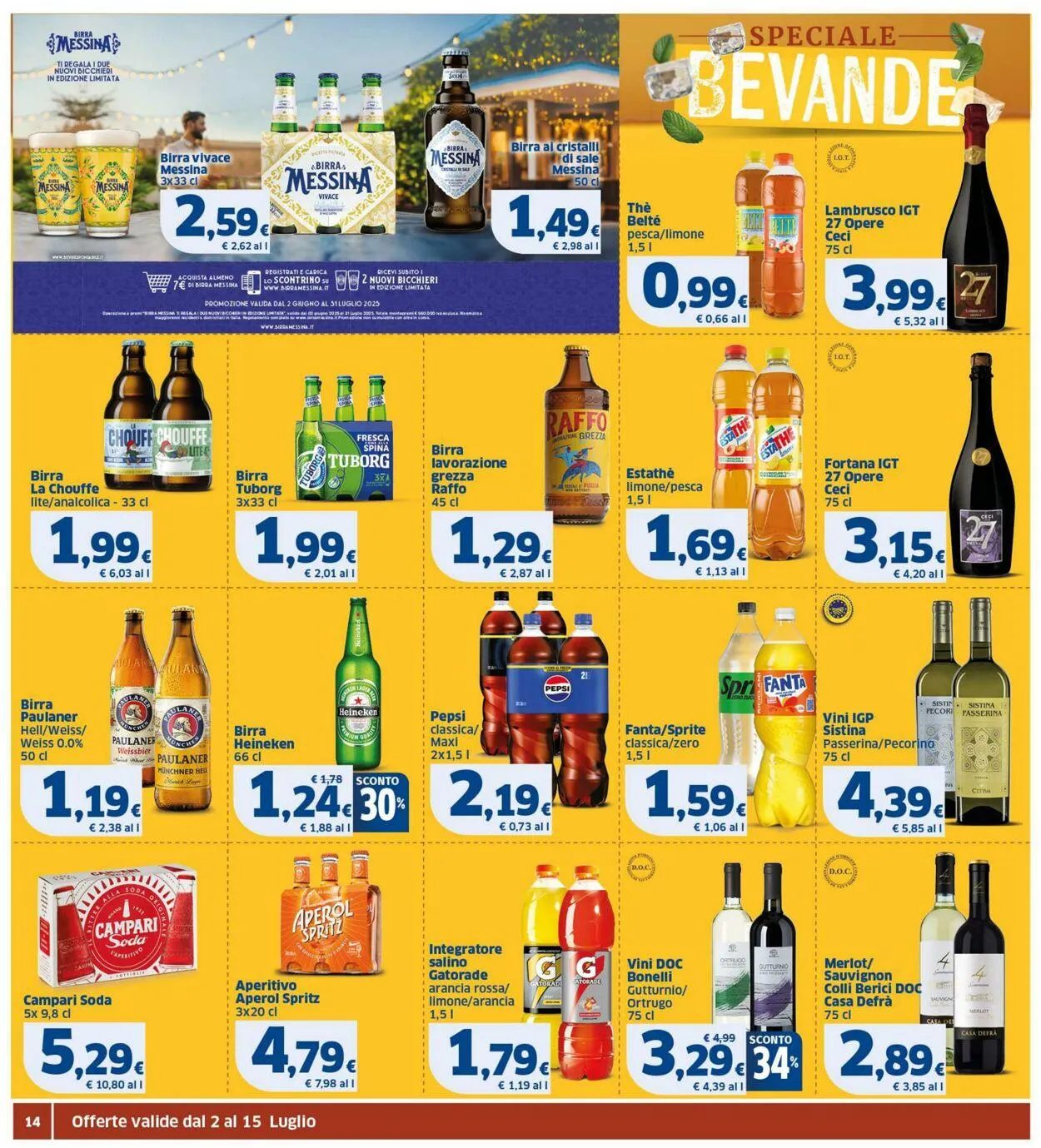 Sigma - Bologna Volantino attuale da 2 luglio a 15 luglio di 2025 - Pagina del volantino 14
