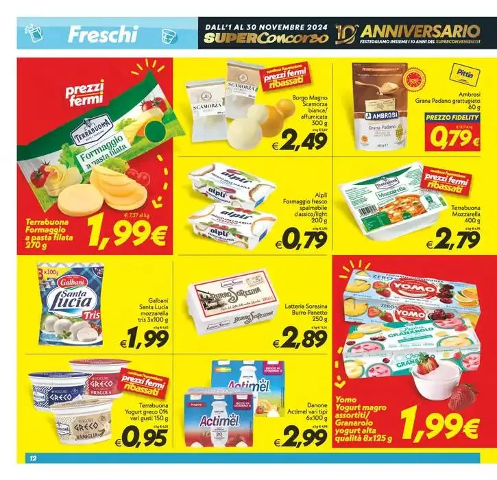 Anniversario festeggiamo insieme da 26 novembre a 5 dicembre di 2024 - Pagina del volantino 12