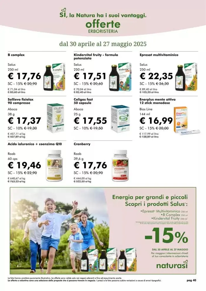 Una dispensa essenziale per l'arrivo dell'estate da 1 maggio a 31 maggio di 2025 - Pagina del volantino 40