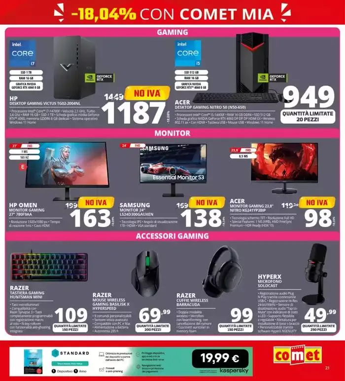 No IVA sul meglio della tecnologia! da 8 maggio a 21 maggio di 2025 - Pagina del volantino 21