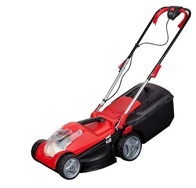 Tagliaerba Elettrica a Batteria al Litio 4,0 Ah Grizzly Tools ARM 2434 - 34 cm di taglio