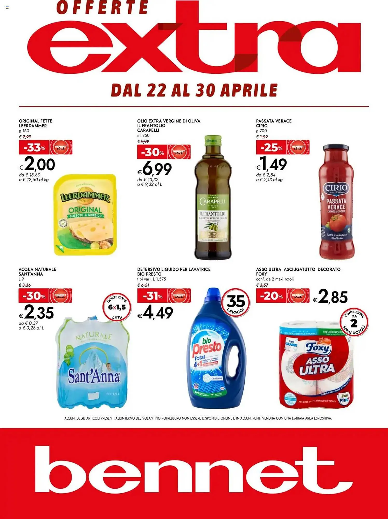 Volantino Bennet da 22 aprile a 30 aprile di 2025 - Pagina del volantino 1