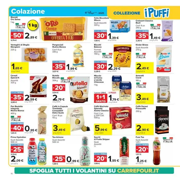Collezione i puffi  da 5 maggio a 15 maggio di 2025 - Pagina del volantino 16