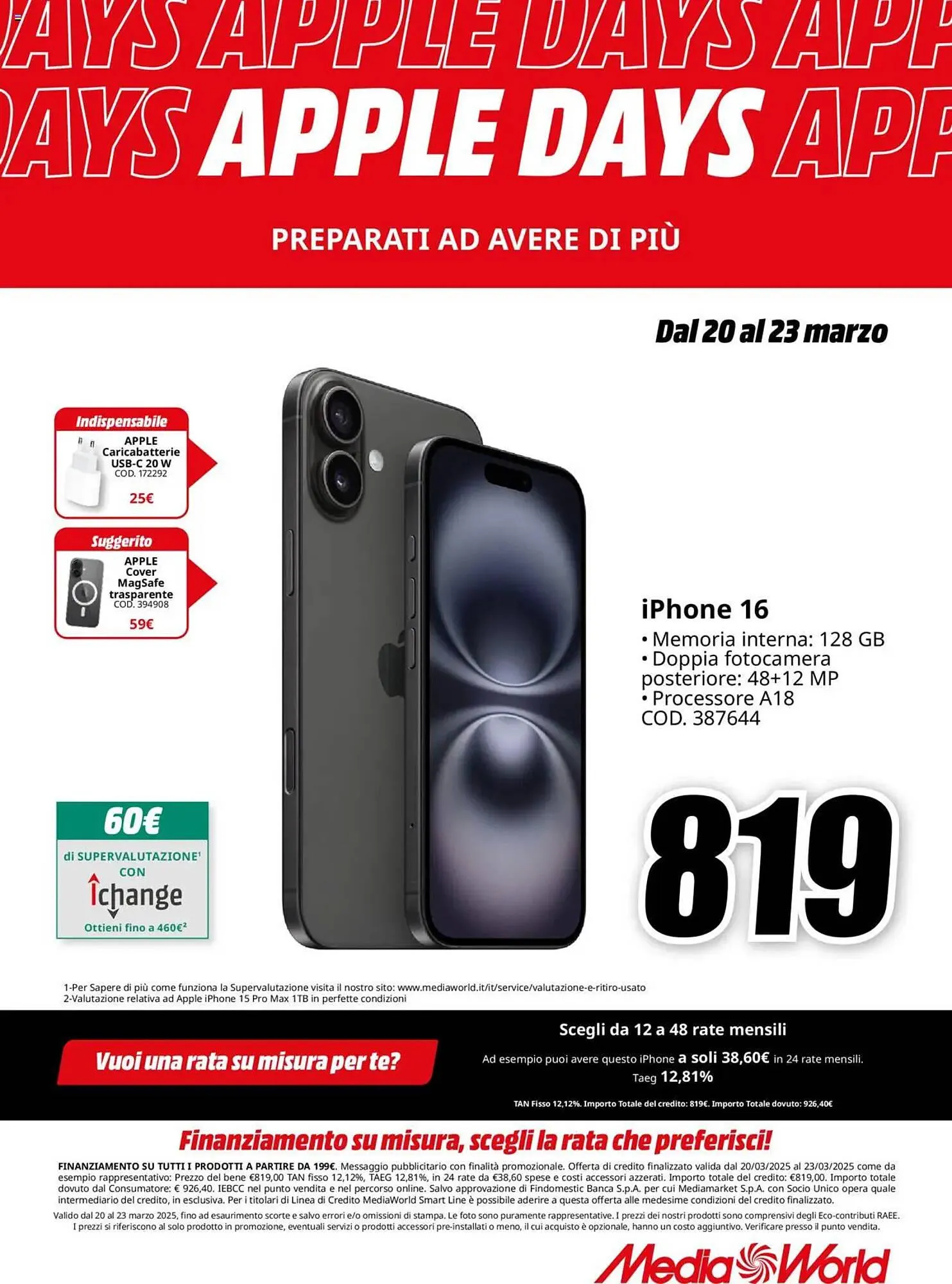 Volantino MediaWorld da 20 marzo a 23 marzo di 2025 - Pagina del volantino 6