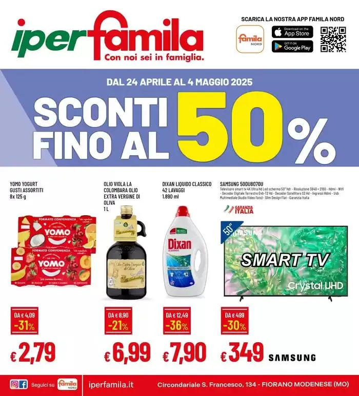 Sconti fino al 50% da 24 aprile a 4 maggio di 2025 - Pagina del volantino 1