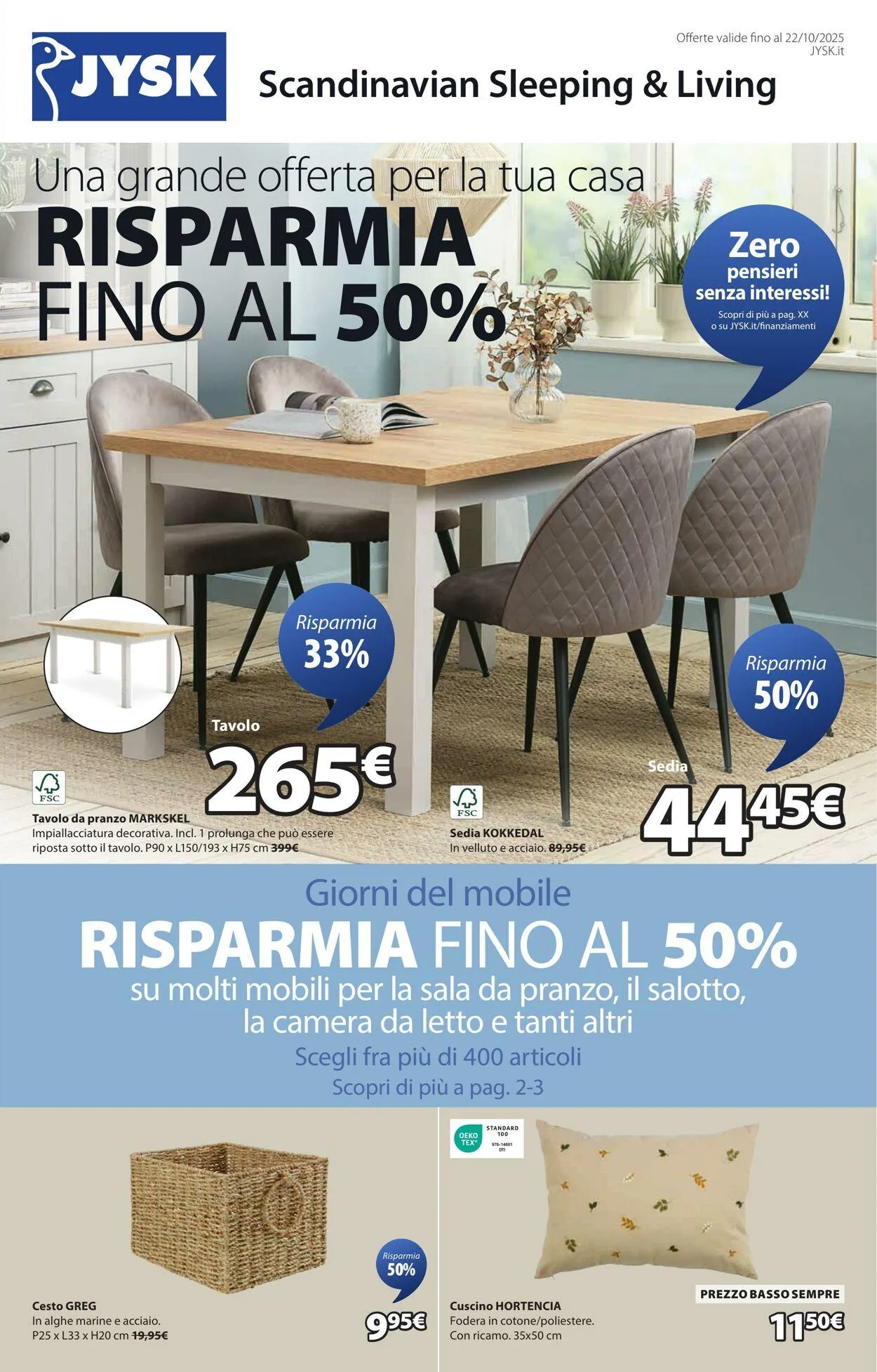 Jysk Volantino attuale da 2 ottobre a 16 ottobre di 2025 - Pagina del volantino 2