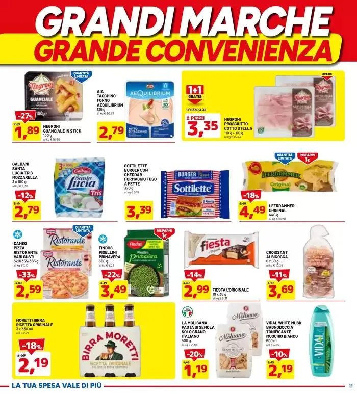 Sconti fino al 50% da 17 marzo a 26 marzo di 2025 - Pagina del volantino 11