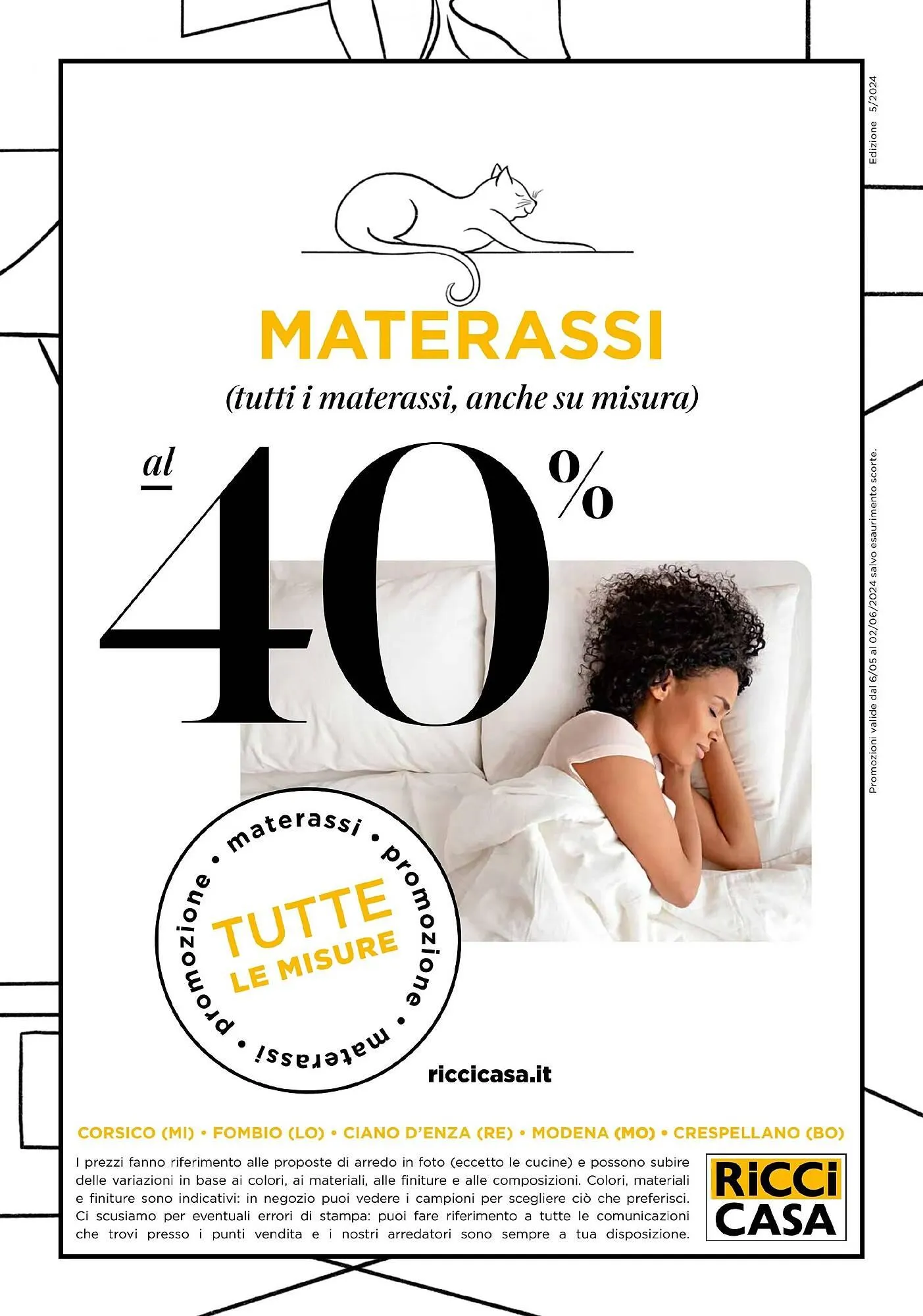 Volantino Ricci Casa da 6 maggio a 2 giugno di 2024 - Pagina del volantino 20