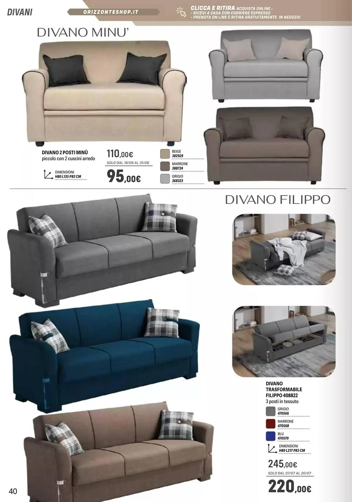 Volantino Orizzonte da 9 maggio a 7 dicembre di 2025 - Pagina del volantino 40