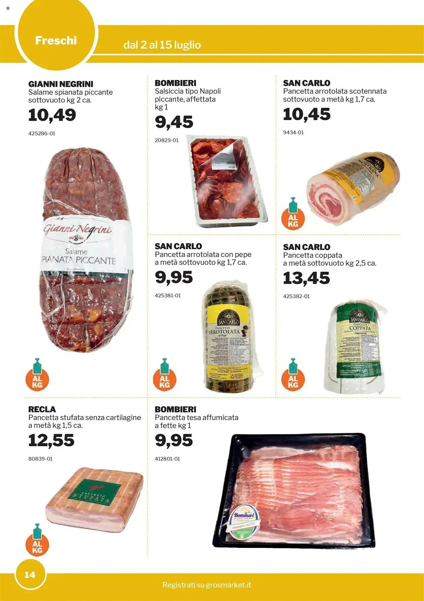 Volantino GrosMarket da 2 luglio a 15 luglio di 2025 - Pagina del volantino 14