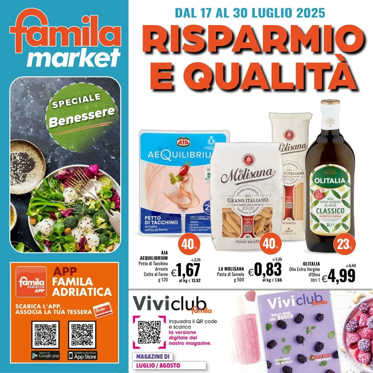 Famila Volantino attuale da 17 luglio a 30 luglio di 2025 - Pagina del volantino 1