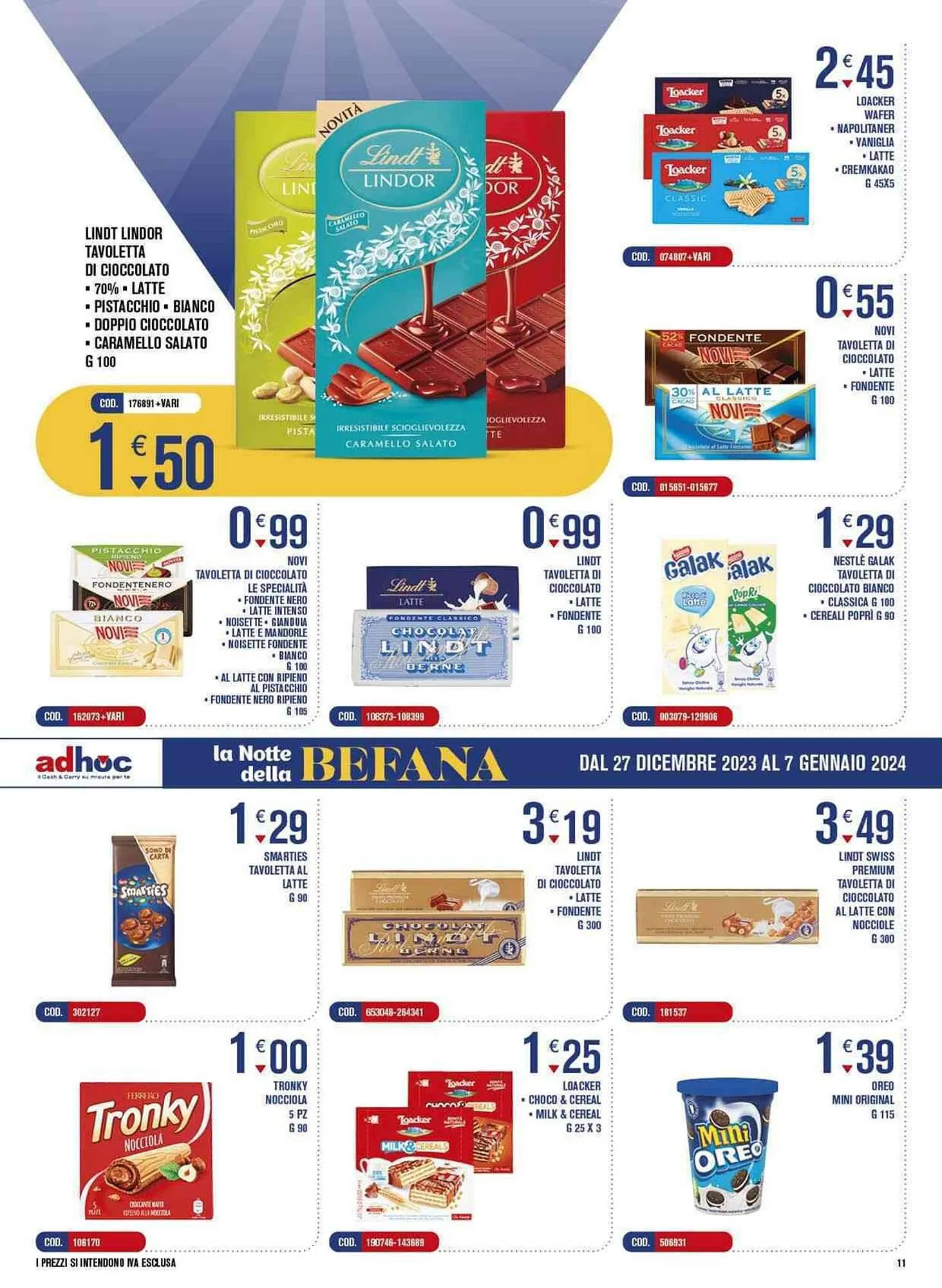 Volantino Adhoc da 27 dicembre a 7 gennaio di 2024 - Pagina del volantino 11