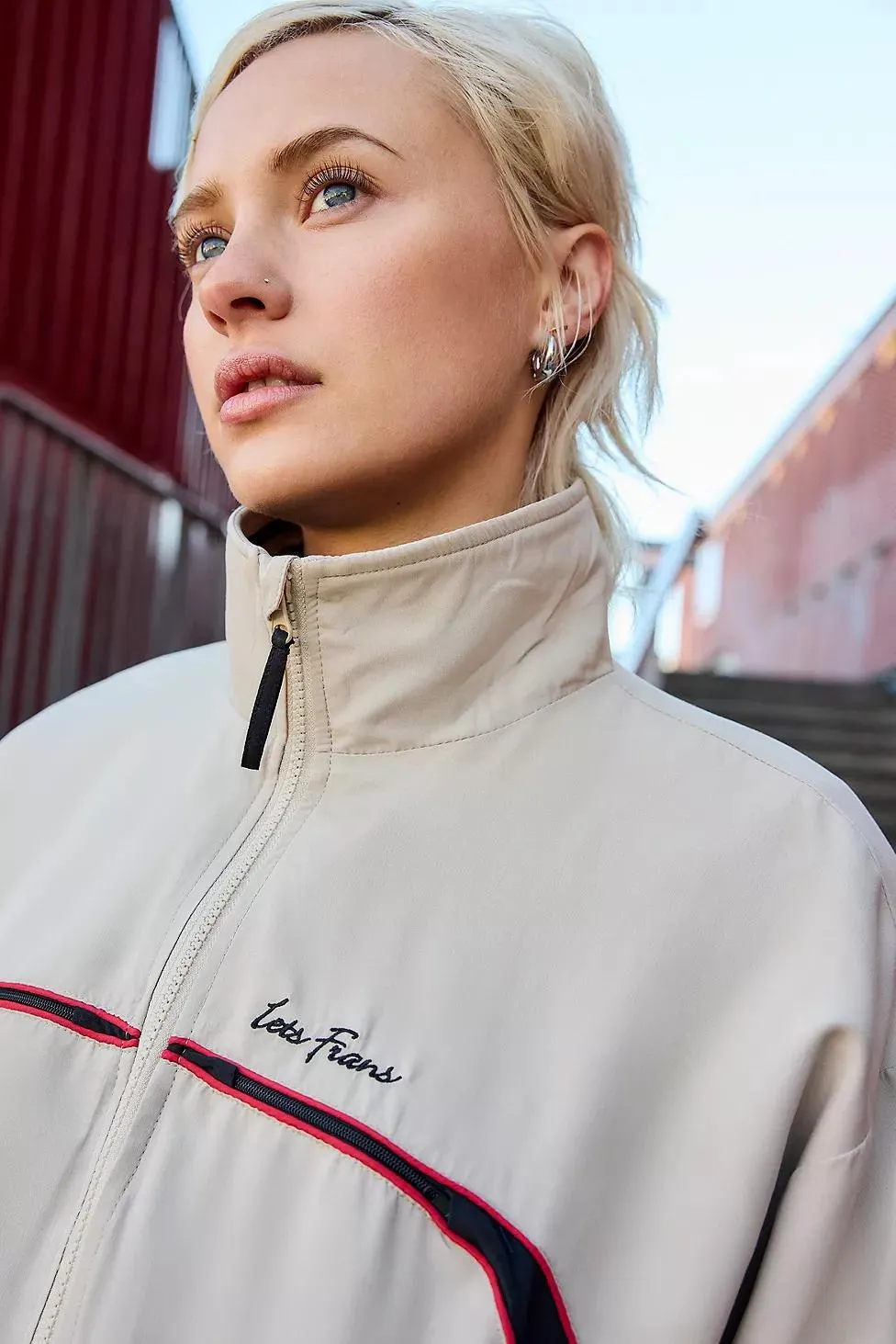 iets frans... Franklin Unwadded Shell Jacket