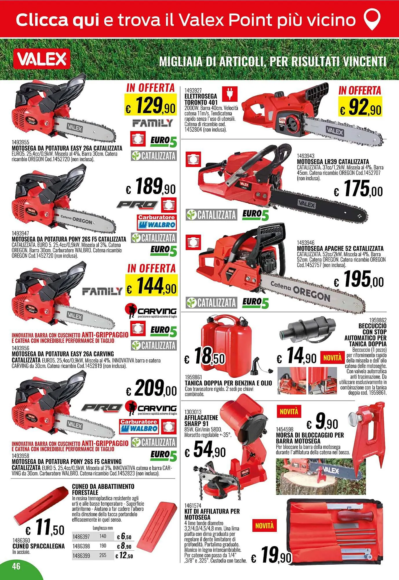 Volantino Valex da 2 gennaio a 2 marzo di 2024 - Pagina del volantino 46