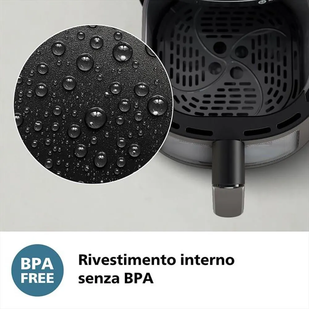 PHILIPS - Friggitrice ad aria AIRFRYER SERIE 2000 NA231/00-Nero