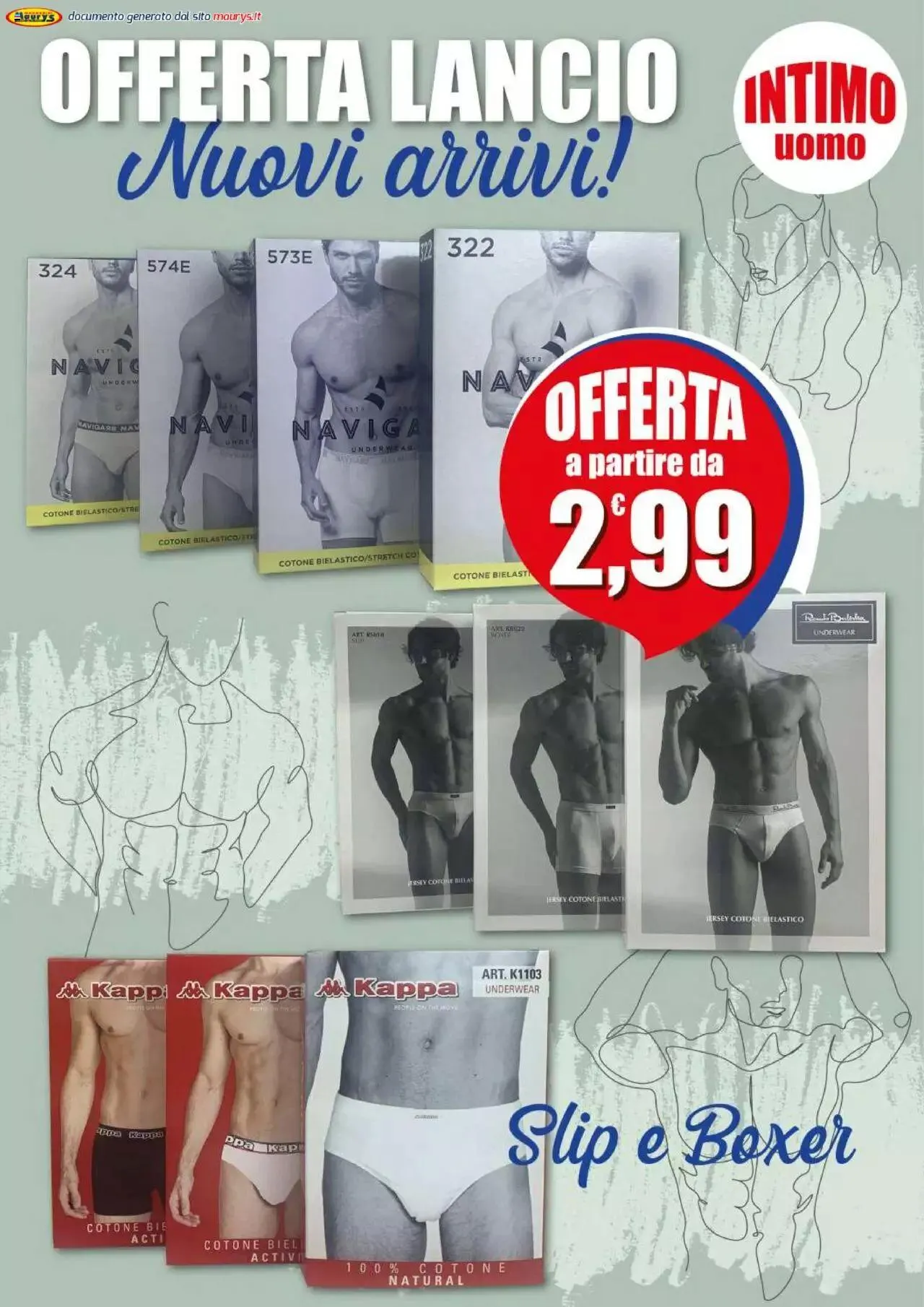 Intimo nuovi arrivi Maury's da 1 maggio a 31 dicembre di 2024 - Pagina del volantino 1