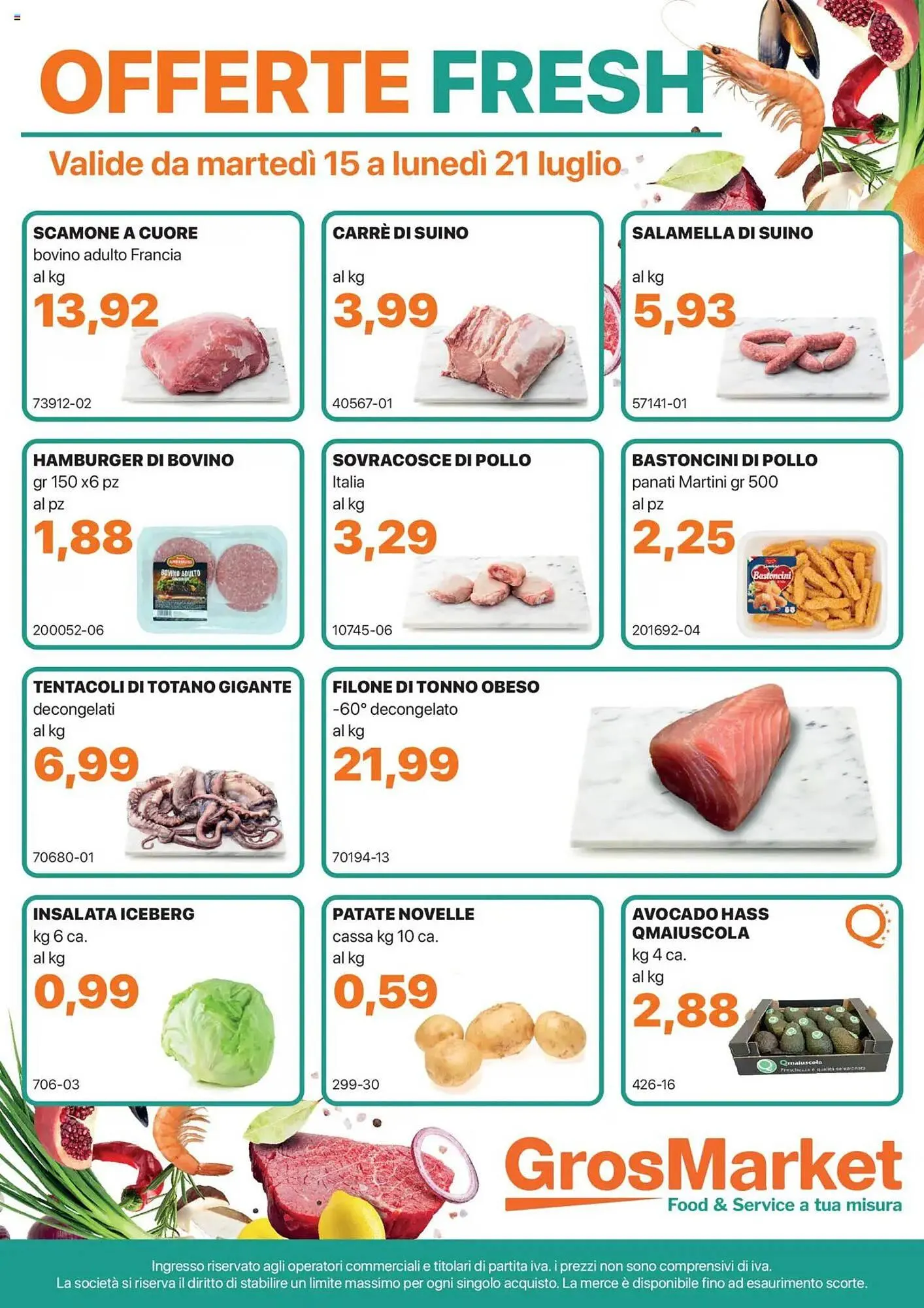 Volantino GrosMarket da 15 luglio a 21 luglio di 2025 - Pagina del volantino 1