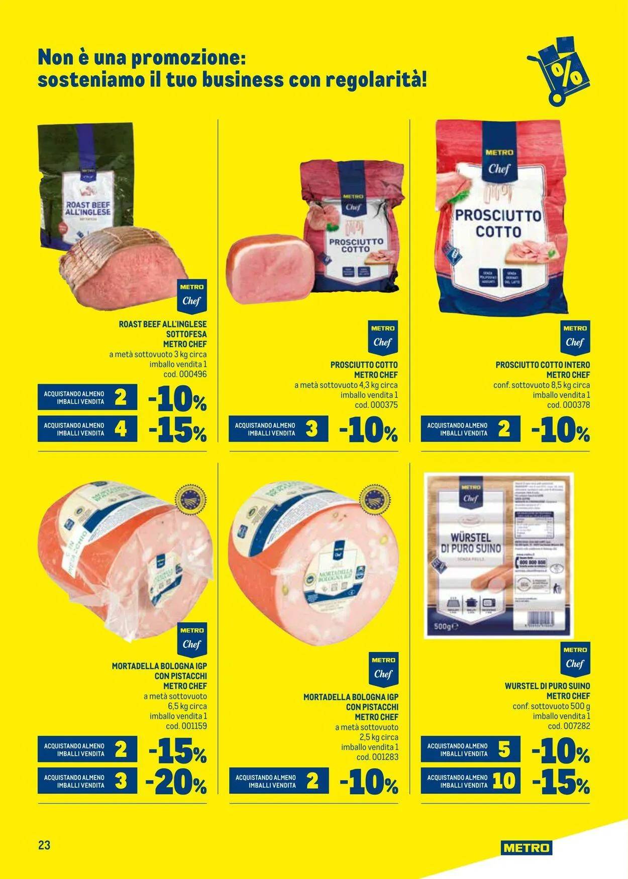 Metro Volantino attuale da 8 ottobre a 22 ottobre di 2025 - Pagina del volantino 23