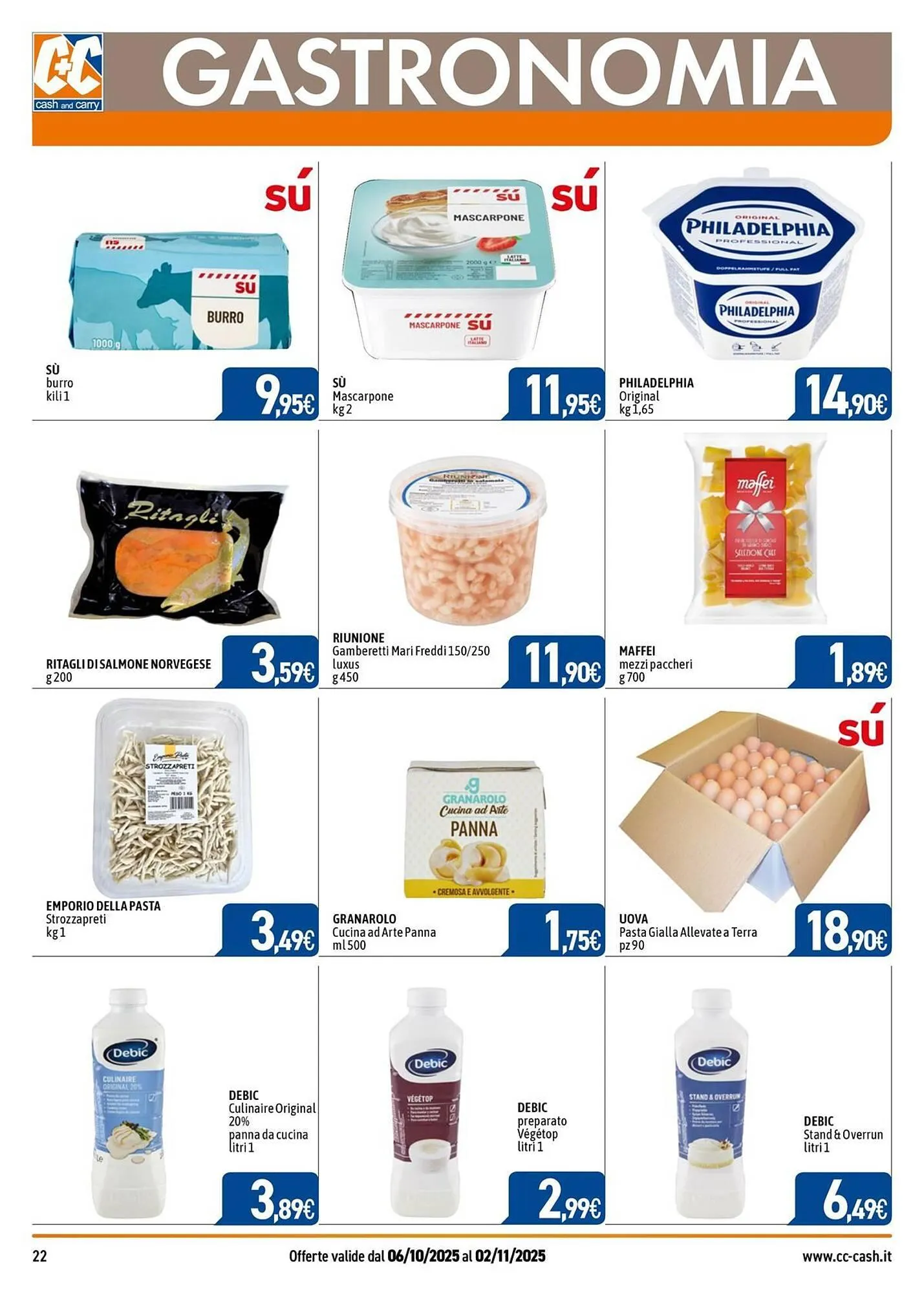 Volantino C+C Italmarket da 6 ottobre a 2 novembre di 2025 - Pagina del volantino 22