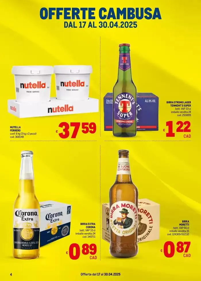 Offerte per Te -Area3 da 22 aprile a 30 aprile di 2025 - Pagina del volantino 4