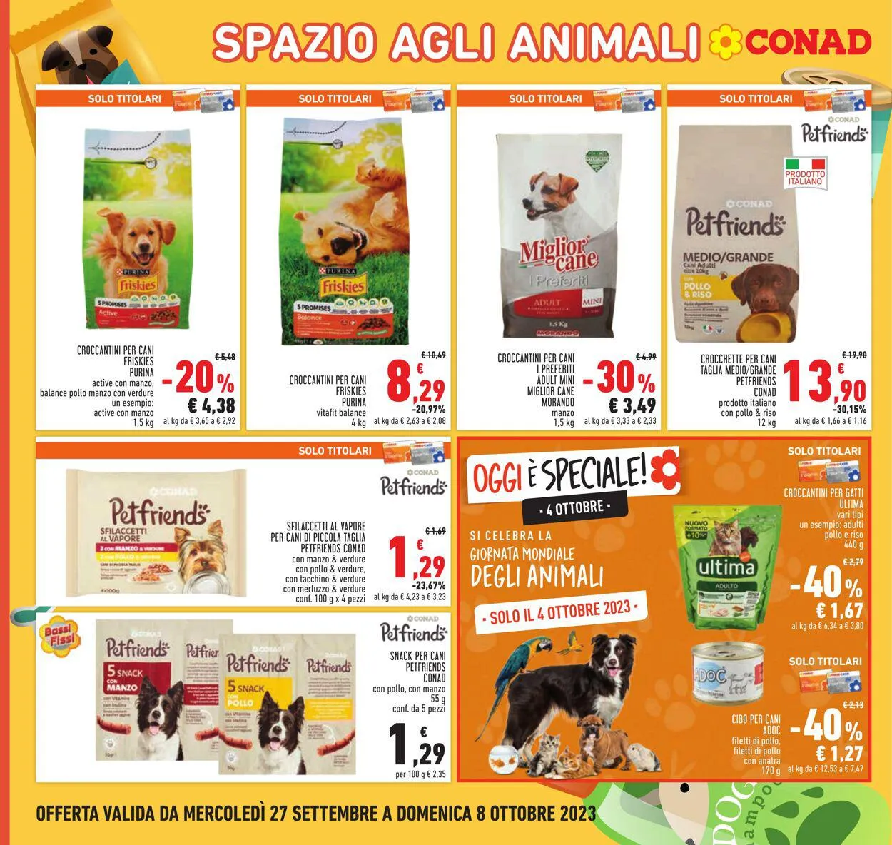 Conad - Roma Volantino attuale da 27 settembre a 8 ottobre di 2023 - Pagina del volantino 20