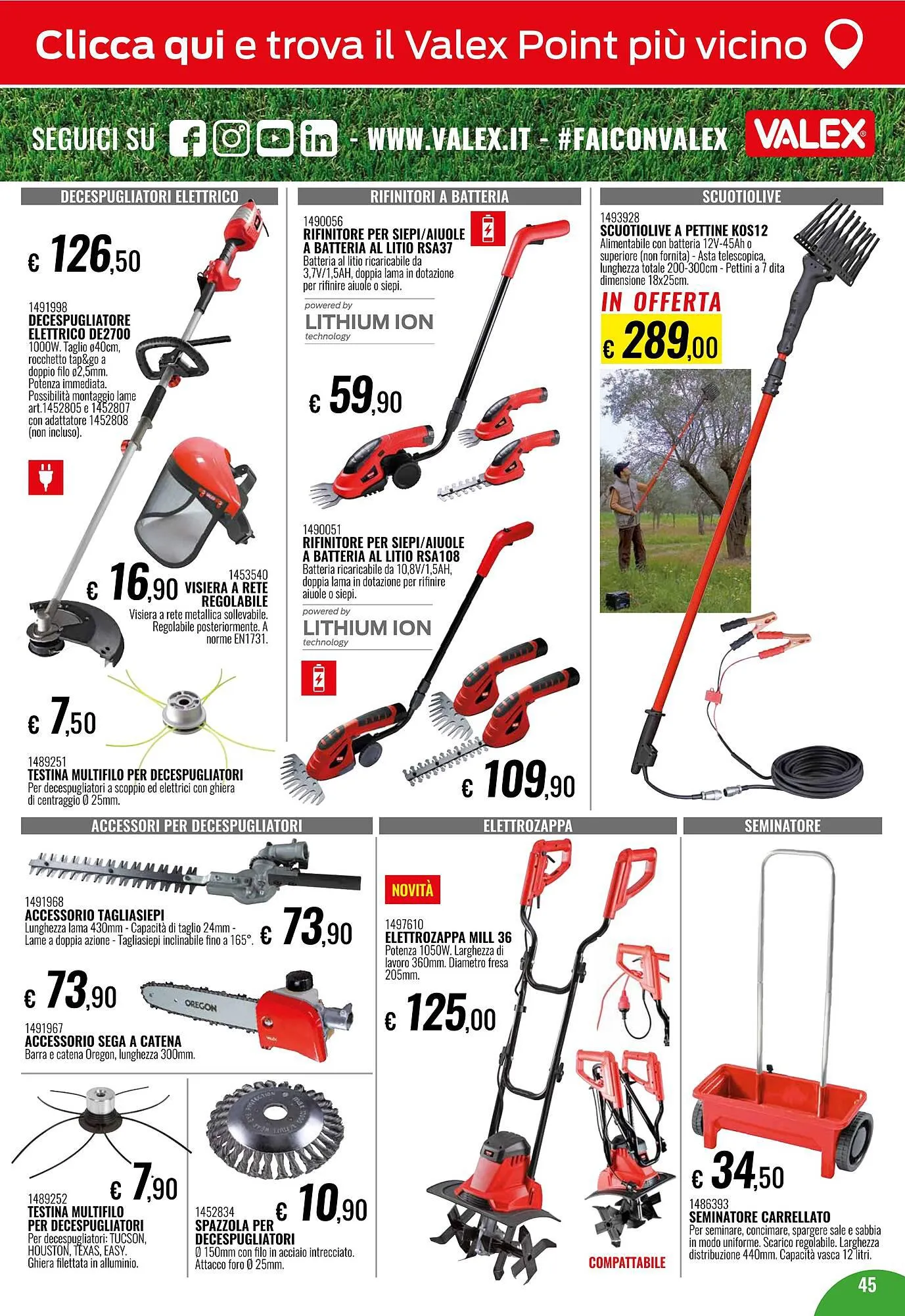 Volantino Valex da 2 gennaio a 2 marzo di 2024 - Pagina del volantino 45