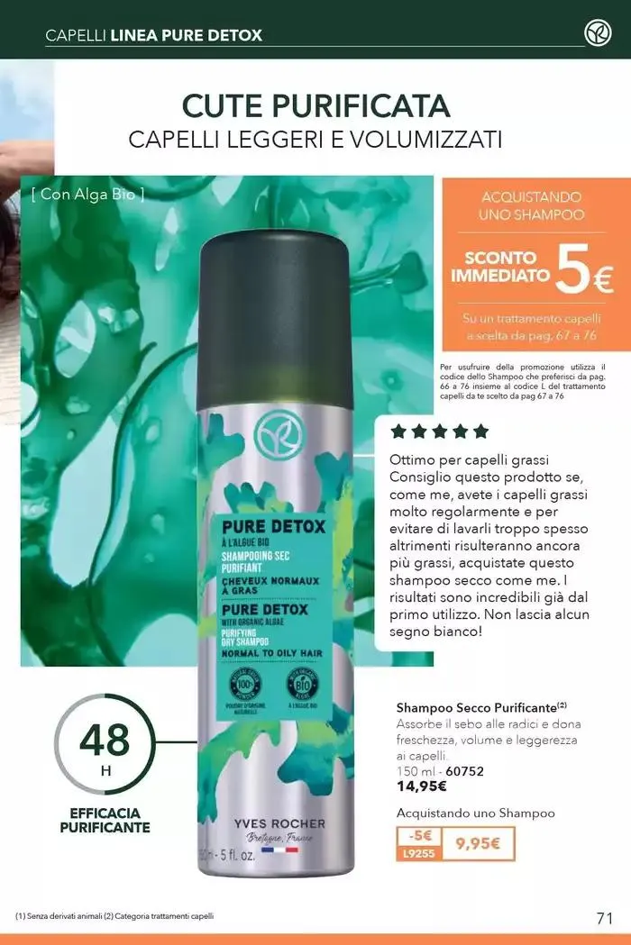 Delicato sugli occhi da 22 ottobre a 21 novembre di 2024 - Pagina del volantino 71