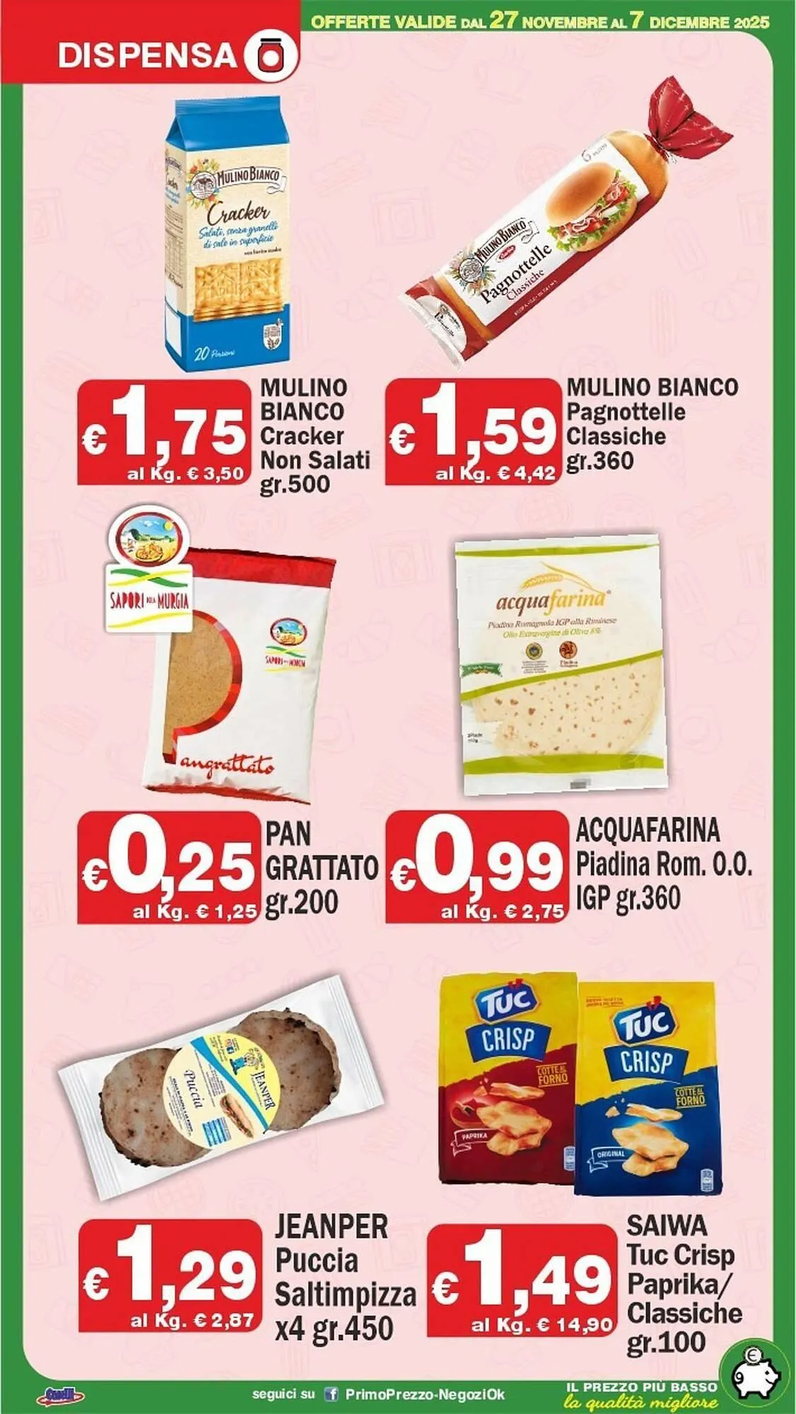 Volantino Primo Prezzo da 27 novembre a 7 dicembre di 2025 - Pagina del volantino 27