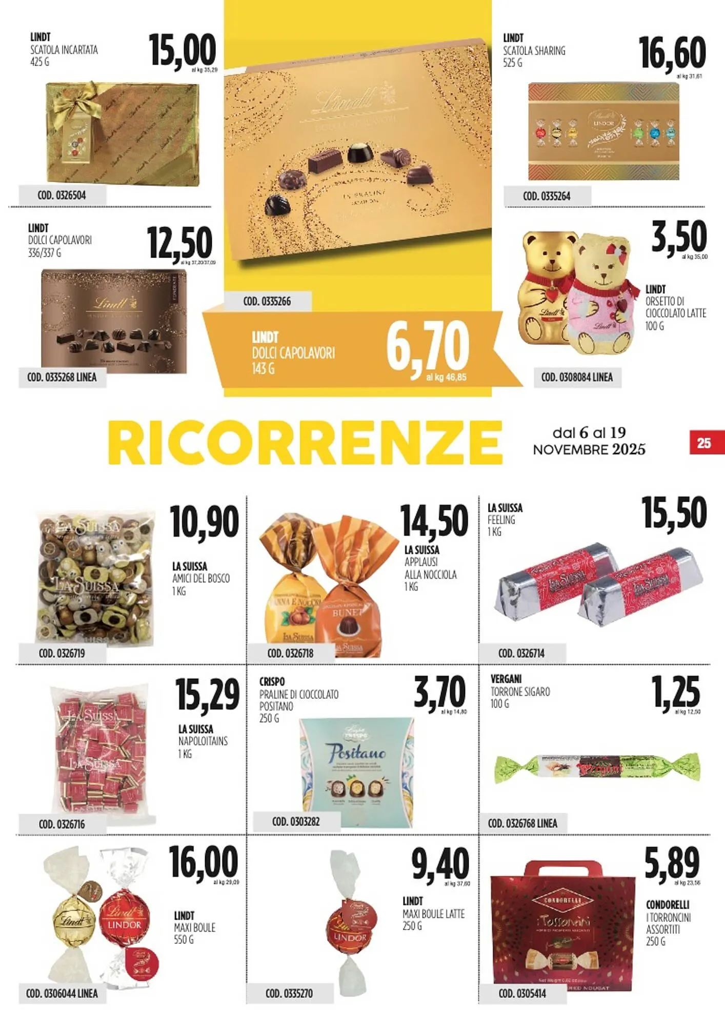 Volantino Carico Cash & Carry da 6 novembre a 19 novembre di 2025 - Pagina del volantino 25