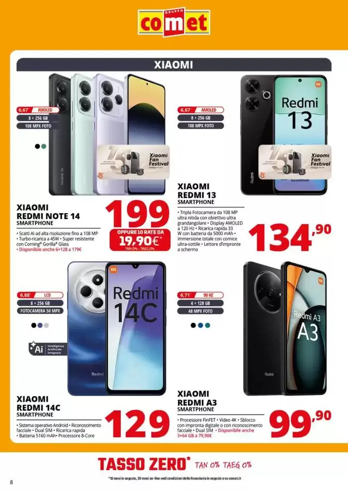 Speciale Telefonia da Comet! da 3 aprile a 16 aprile di 2025 - Pagina del volantino 8