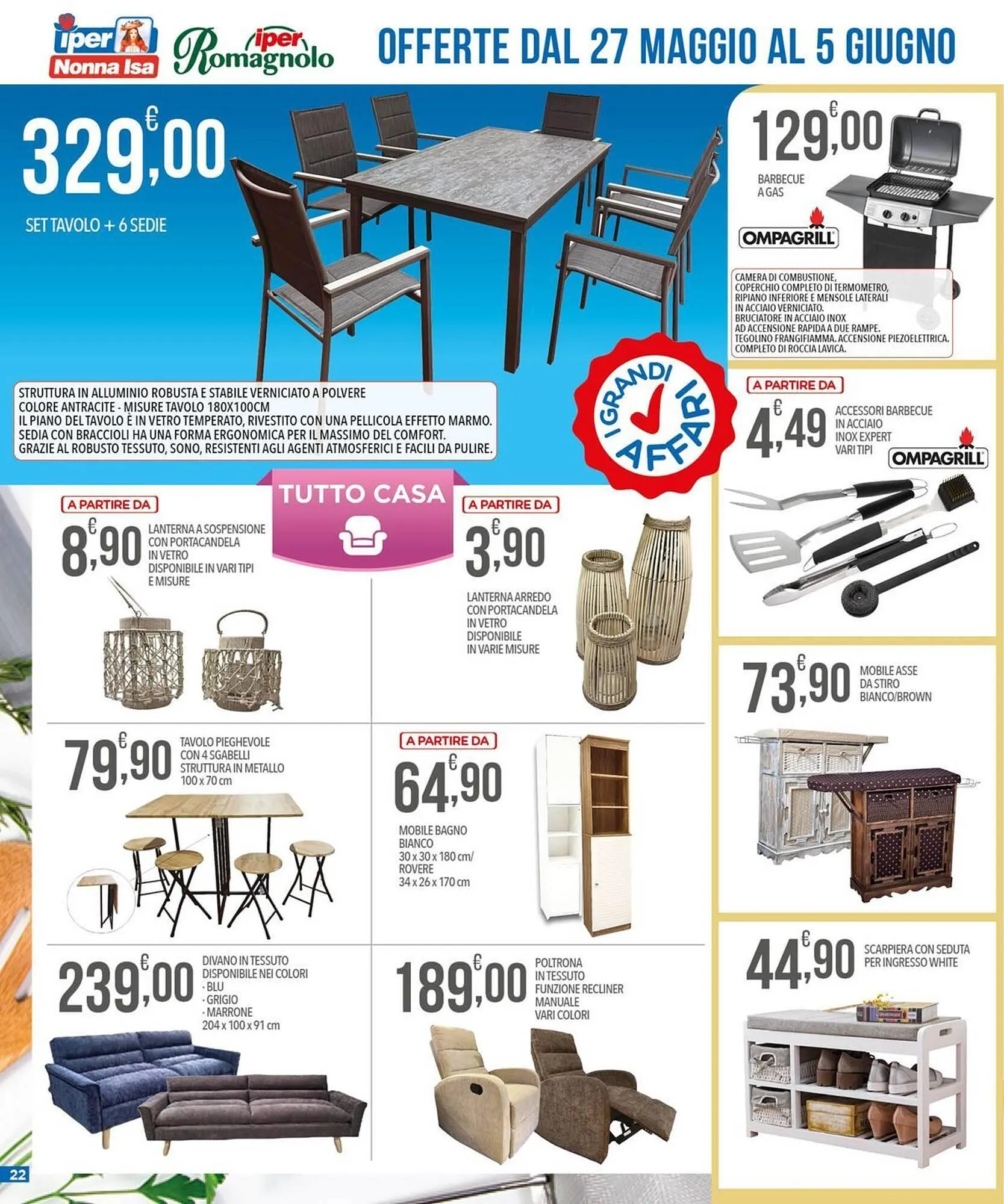 Volantino Iper Nonna Isa da 27 maggio a 5 giugno di 2025 - Pagina del volantino 22