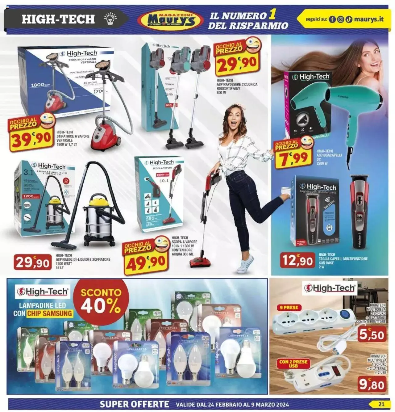 Volantino Maury's da 24 febbraio a 9 marzo di 2024 - Pagina del volantino 21