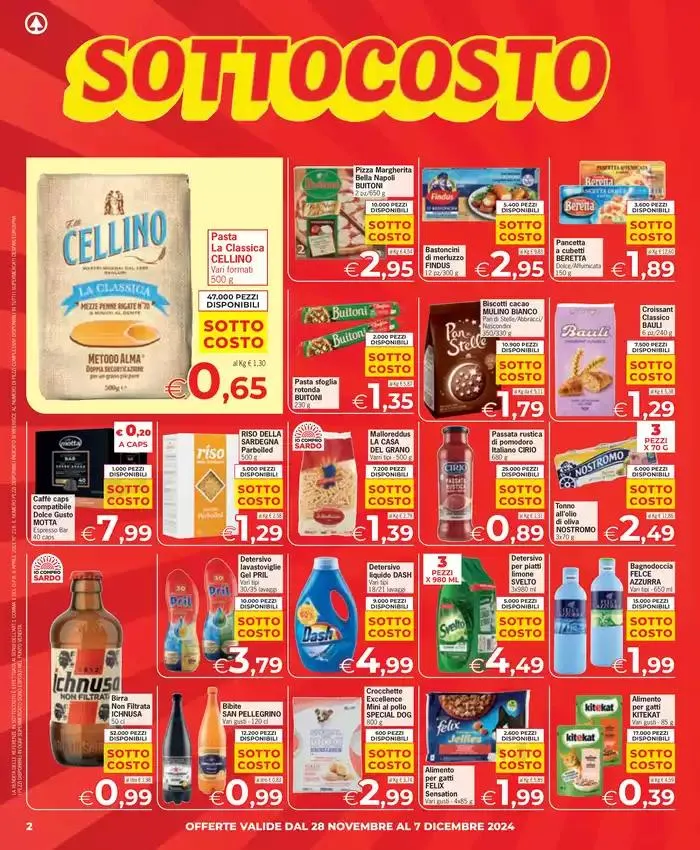 Sottocosto da 28 novembre a 7 dicembre di 2024 - Pagina del volantino 2