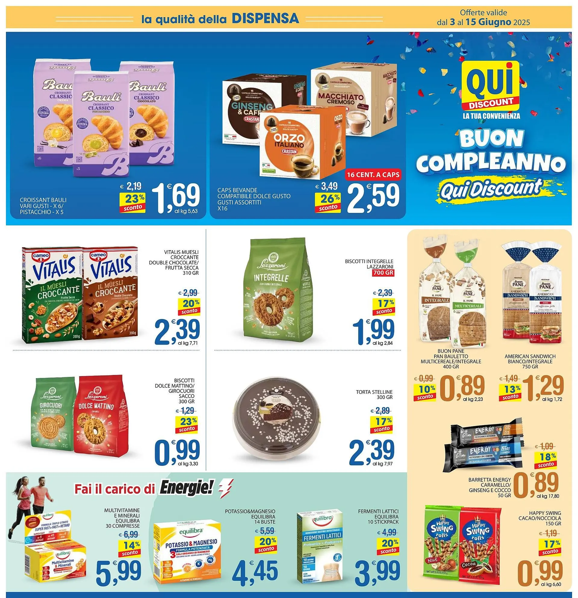 Volantino Qui Discount da 3 giugno a 15 giugno di 2025 - Pagina del volantino 5
