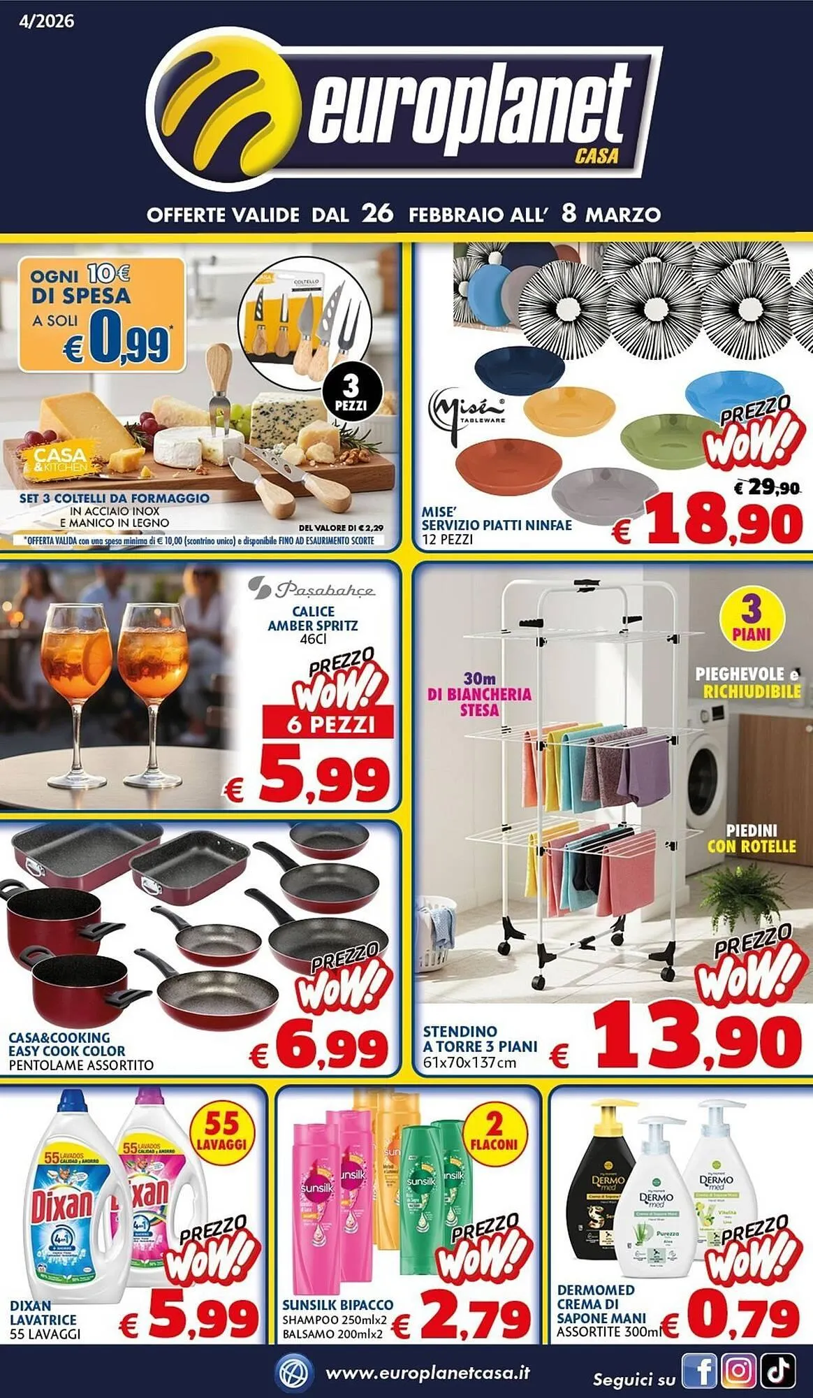 Volantino Europlanet Casa da 26 febbraio a 8 marzo di 2026 - Pagina del volantino 1