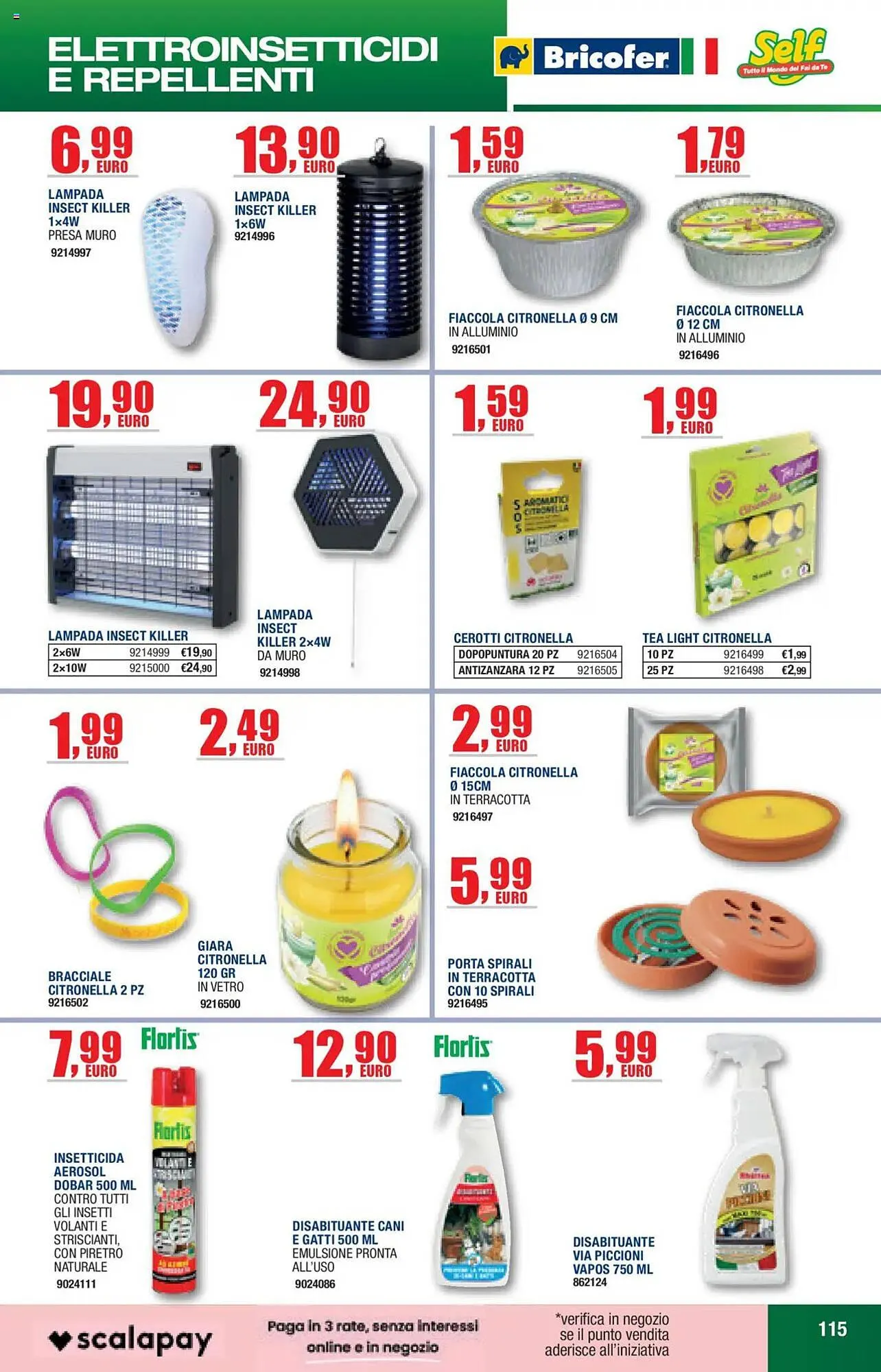 Volantino Bricofer da 27 maggio a 30 settembre di 2025 - Pagina del volantino 115