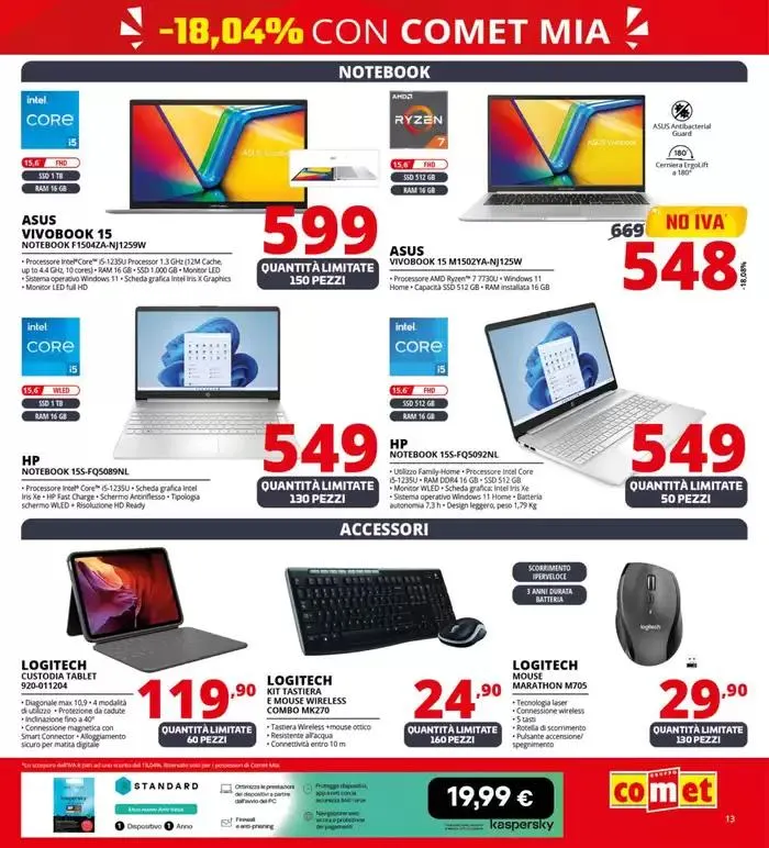 No IVA sul meglio della tecnologia! da 8 maggio a 21 maggio di 2025 - Pagina del volantino 13